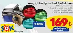 ARAÇ İÇİ AMBİYANS LED AYDINLATMA ARAÇ İÇİ AMBİYANS LED AYDINLATMA